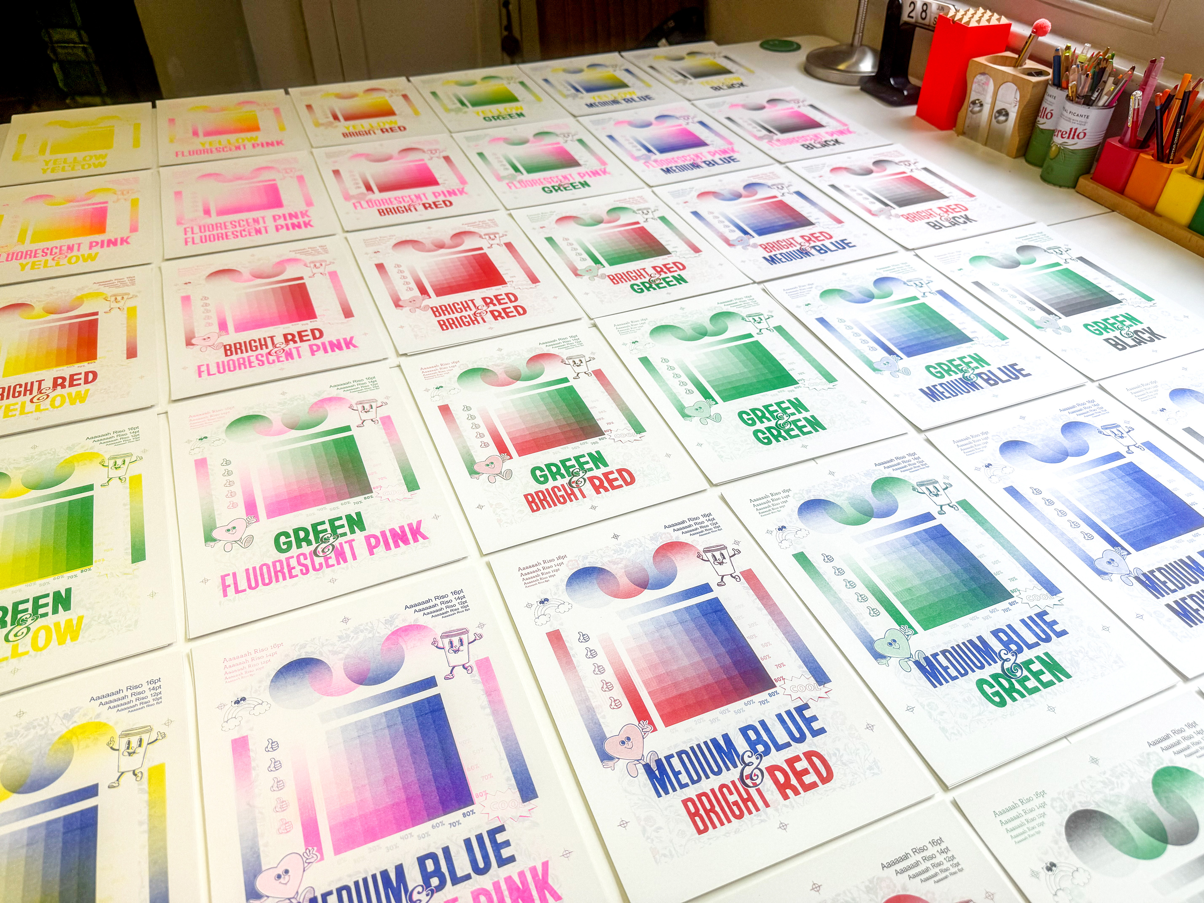 What is Riso Printing? | Complete Guide to Risograph Printing - AAAAAAH ...